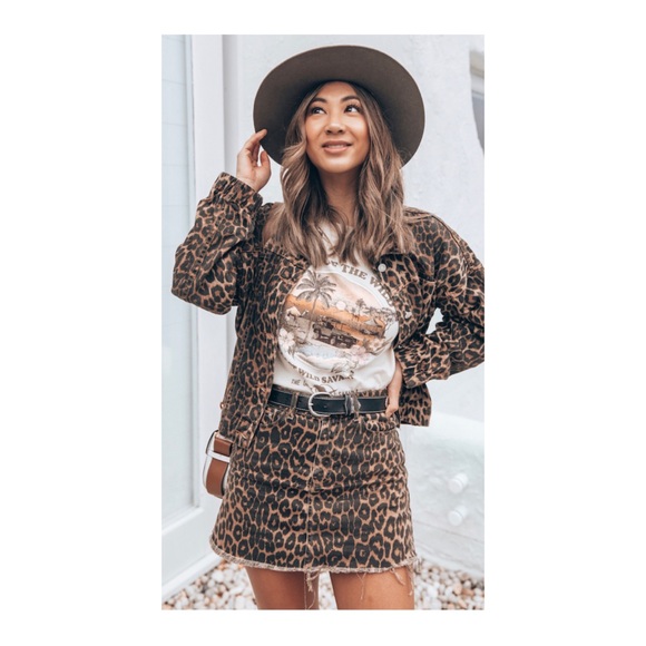 NWT zara leopard skirt 🖤🤎 - Picture 2 of 5